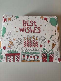 Birthday party supply box