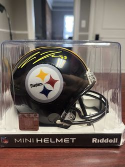 Pat Freiermuth Autographed Mini Helmet