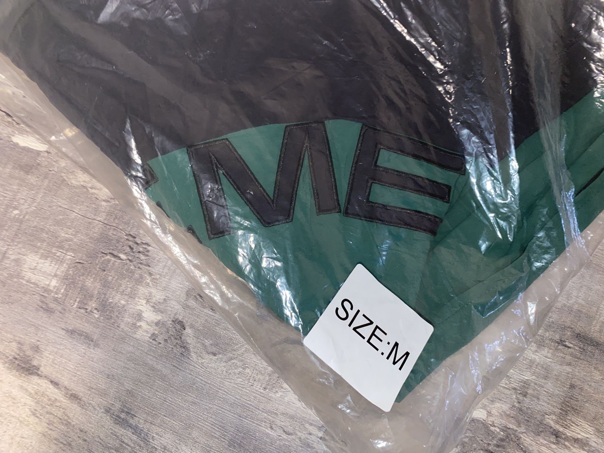 Supreme Curve Track Jacket SS22 Black/Green Size M