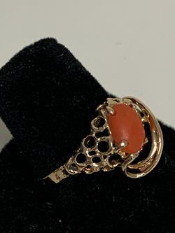 Ladies gold ring #28827