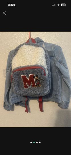 Mickey Mouse Sherpa Backpack 