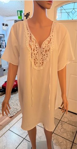 New Large Lace Swim Suit Cover-up