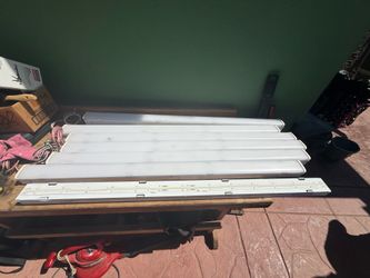7 Commercial 4’ LED Light Fixtures - Garage, Shop, Warehouse