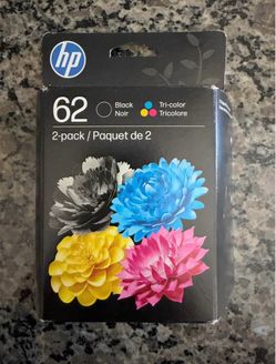 HP 62 Black and Tri-color Ink Cartridges 2-pack