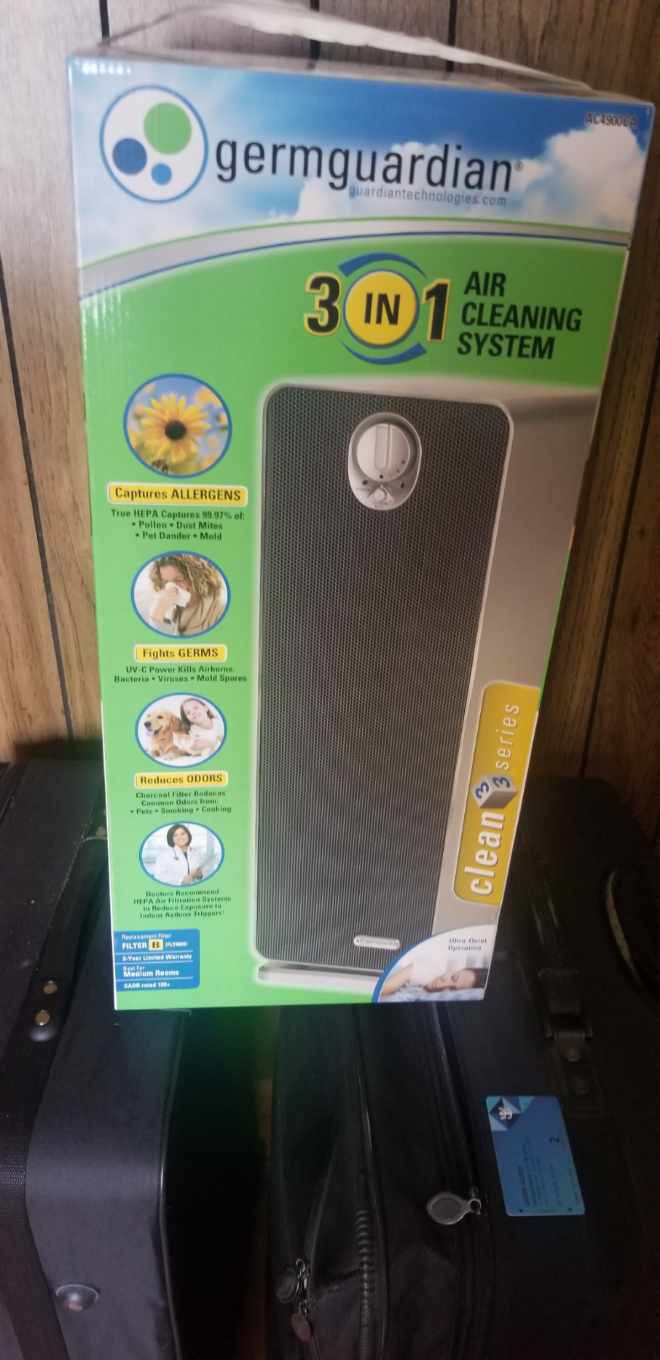 Germgaurdian 22-inch Air Purifier Tower With HEPA  Filter