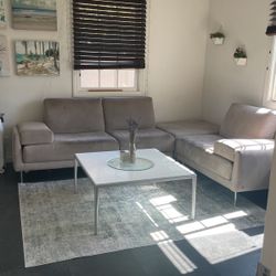 Free Natuzzi Micro Suede Couch