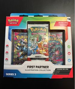 Pokémon Sealed First Partner Illustration Collection Series 3