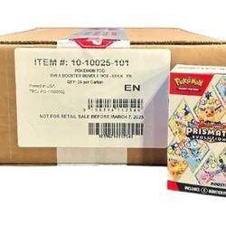 Pokemon Prismatic Evolutions Booster Bundle Case