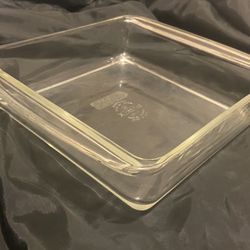 PYREX #222   Vintage Clear Glass Casserole Baking Dish