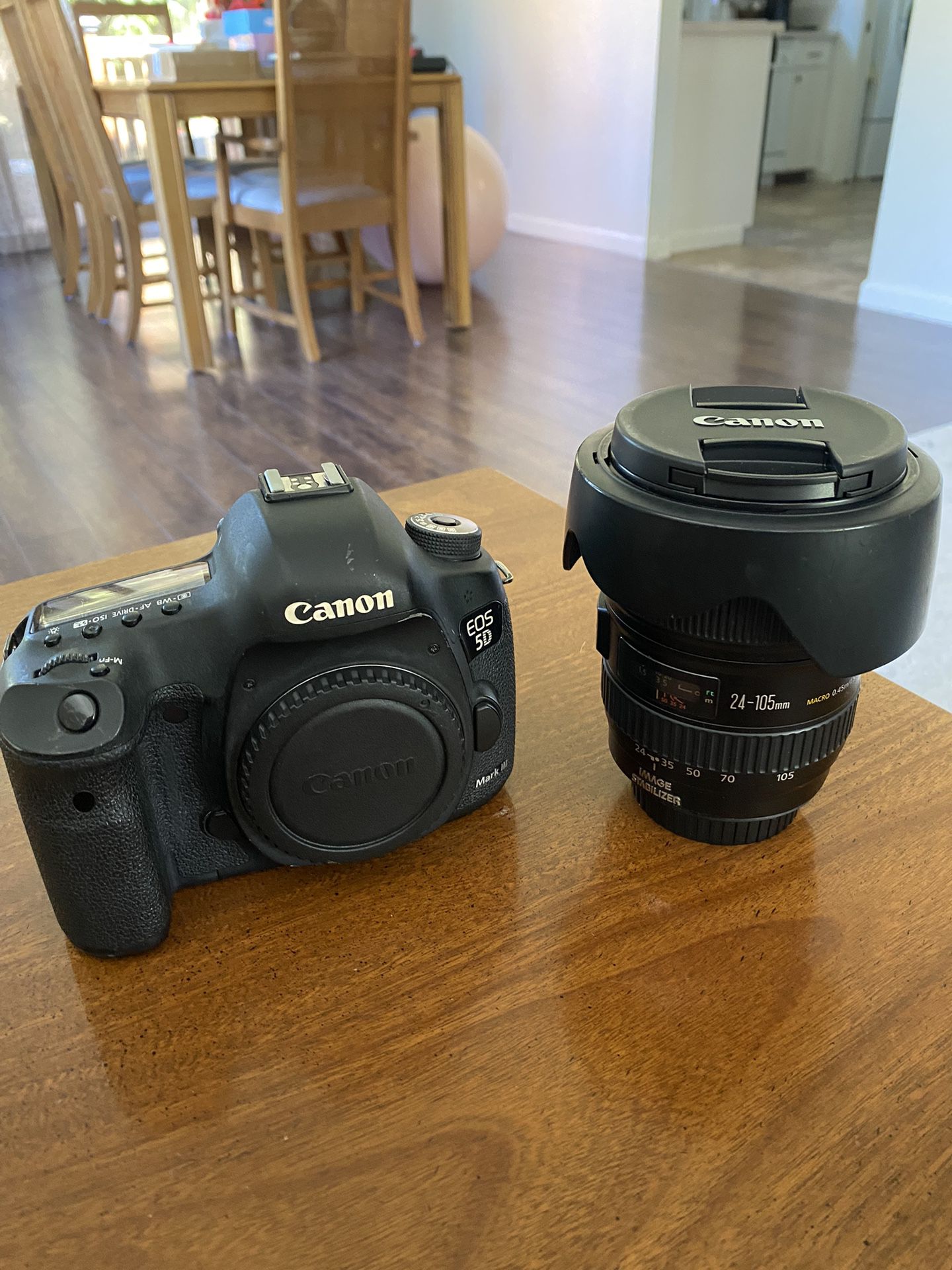 Canon 5D Mark III with 24-105MM F/4 Lens