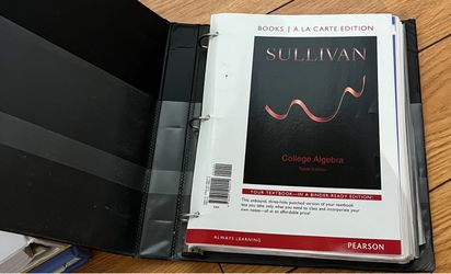 Sullivan College Algebra Textbook 10th Edition