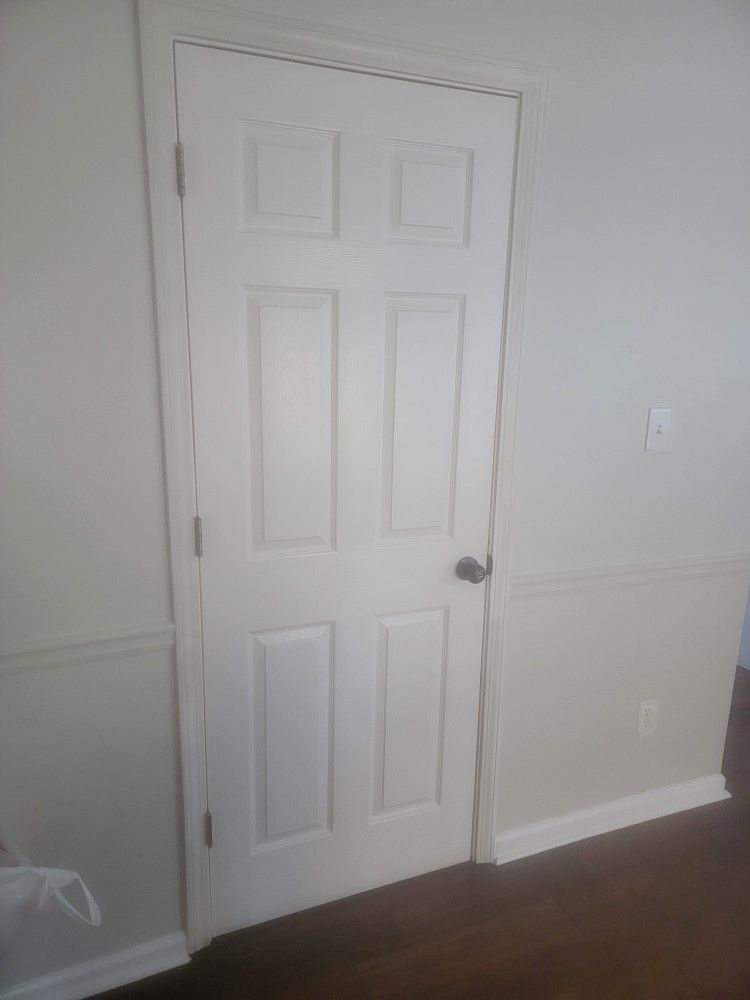 1-Interior Hollow Core Doors, Each 30x80