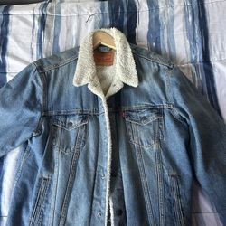 Levi Jean Sherpa Jacket 