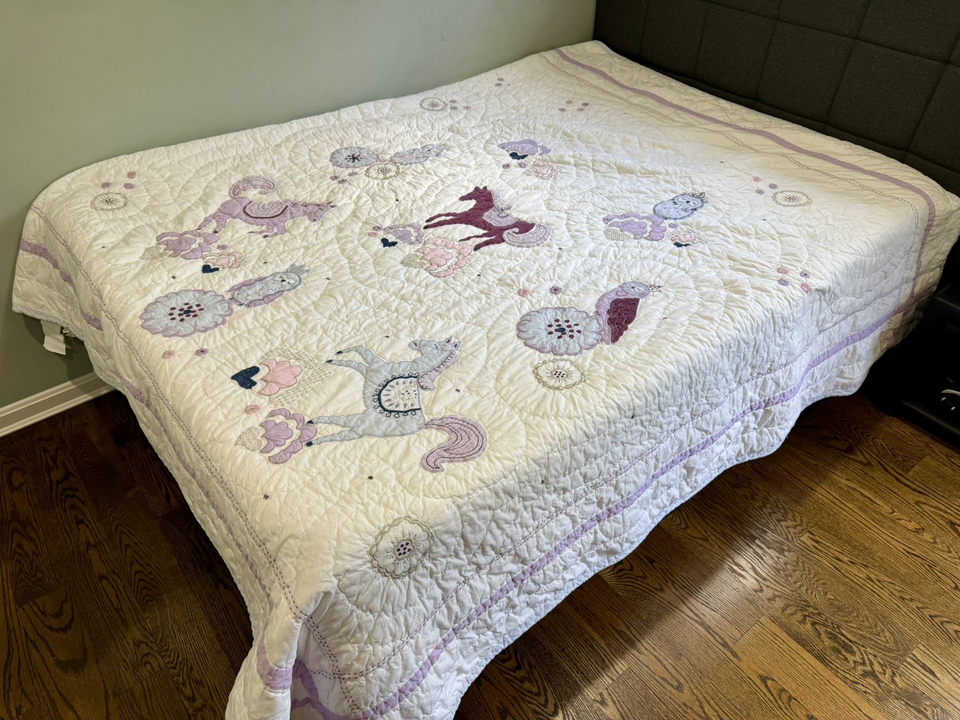 PB Kids Horse Theme Quilt(full/queen)