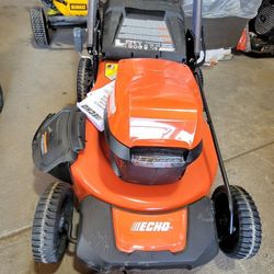 ECHO   ,BATTERY LAWNMOWER $300 