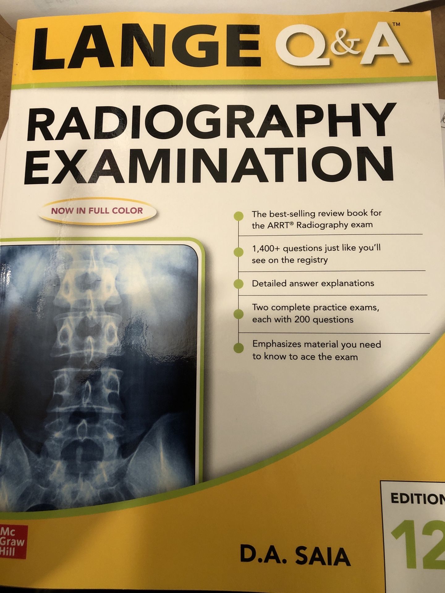 Radiography/Radiologic Prep/exam Book CURRENT