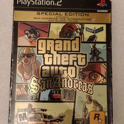 PS2 GTA San Andreas Special Edition Ps2 Complete 