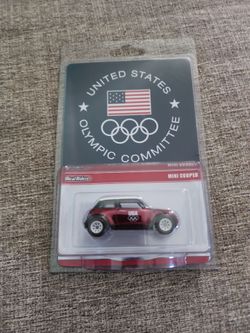 Hot Wheels United States Olympic Committee Real Riders Mini Cooper