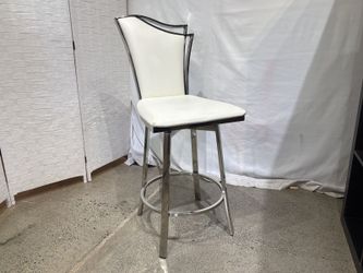 Nana Contemporary Metal Swivel Stool