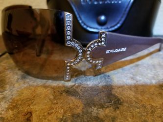 Bvlgari 651-B Swarovski Crystal Sunglasses