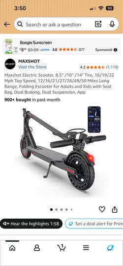 Electric scooter