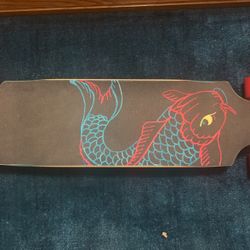 The Mercer Koi Ripples Double Driop 40" Longboard