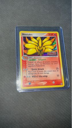 Pokemon Cards EX Power Keepers Ninetales Reverse Holo