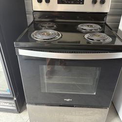 Stainless Steel Electric Stove and Oven