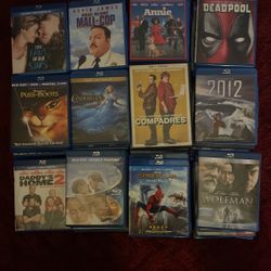 Blu-Ray Movies  1$ EACH 