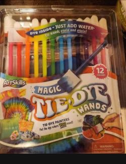 ArtSkills Magic Tie-Dye Wands Kit 12 Colors