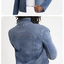 Betabrand Yoga Denim Jacket Women's Size Small  (Dark Vintage)-NWT
