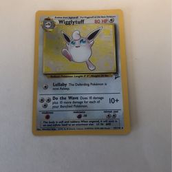 Wigglytuff Base Set 2 Holographic Pokémon Card
