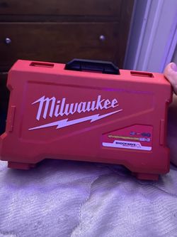 Milwaukee SHOCKWAVE Impact Duty bit set case.
