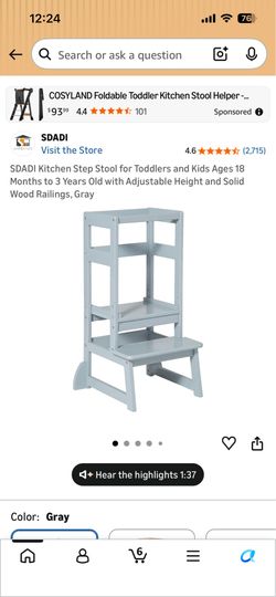Kids step stool Brand new still in box