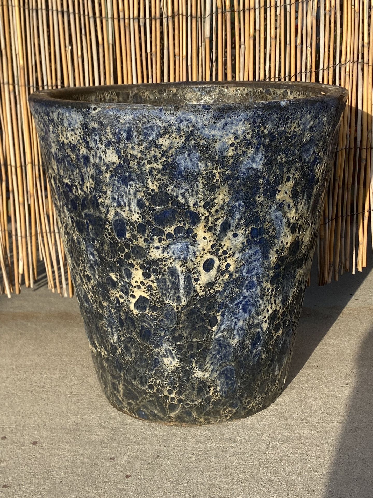 Blue Ceramic Planter Pots