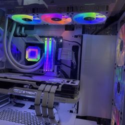 Custom White High-End Gaming PC – 7900 XTX / 32GB RAM / i7