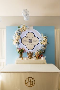 ✨ CUSTOM WEDDING / TEA CEREMONY BACKDROP – $650 OBO ✨
