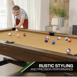 Brand New Classis  Sport Dayton 96" x 55" Pool Table, Tan, Set up in 10 Minutes