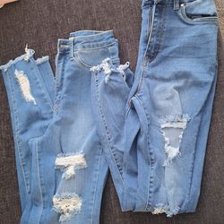 Skinny Jeans Size 3 both for $5