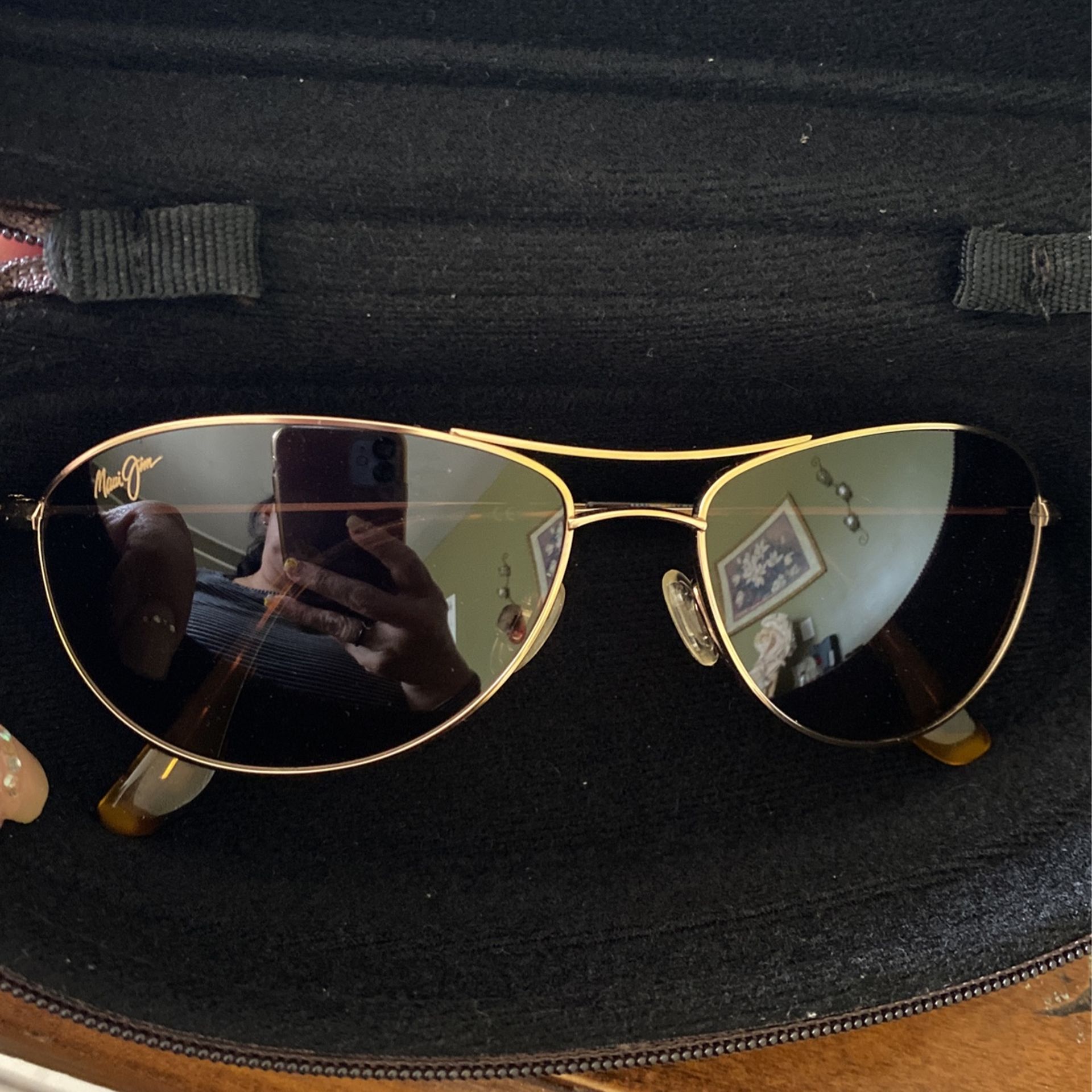 Maui Jim Aviator Sunglasses Only Litlle Used Good Condición