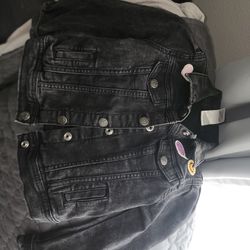 Toddler Black Jean Jacket
