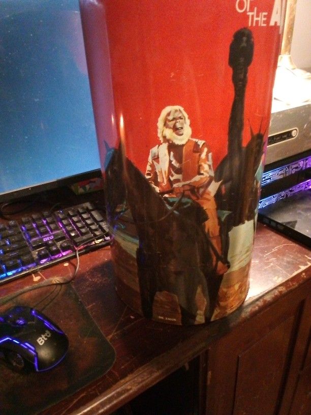 1960's Planet Of The Apes Garbage Can