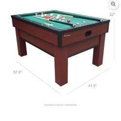 Atomic Classic Bumper Pool Table With Internal Ball Return System And Wrap-resistat  MDF Play Field