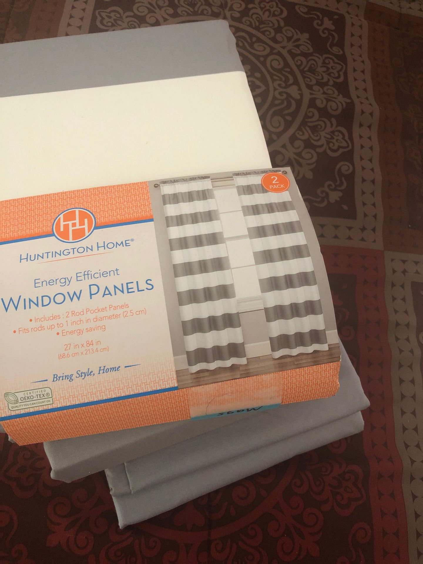 Brand new. 3 pair window panels