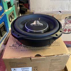 JL Audio 10TW3-D4 Shallow-mount 10" subwoofer with dual 4-ohm voice coils