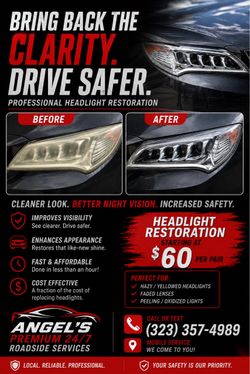 Professional Headlight Restoration