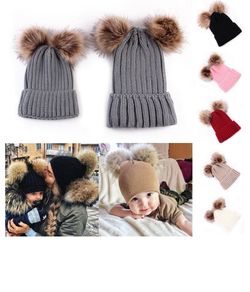 Mommy and Me Pom Beanies