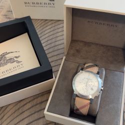 Burberry Chronograph Mens Watch - The City 42mm