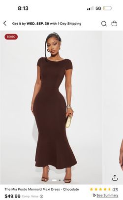 Brown dress