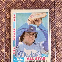 Vintage Fernando Valenzuela Baseball Card Dodgers 🔥🔥